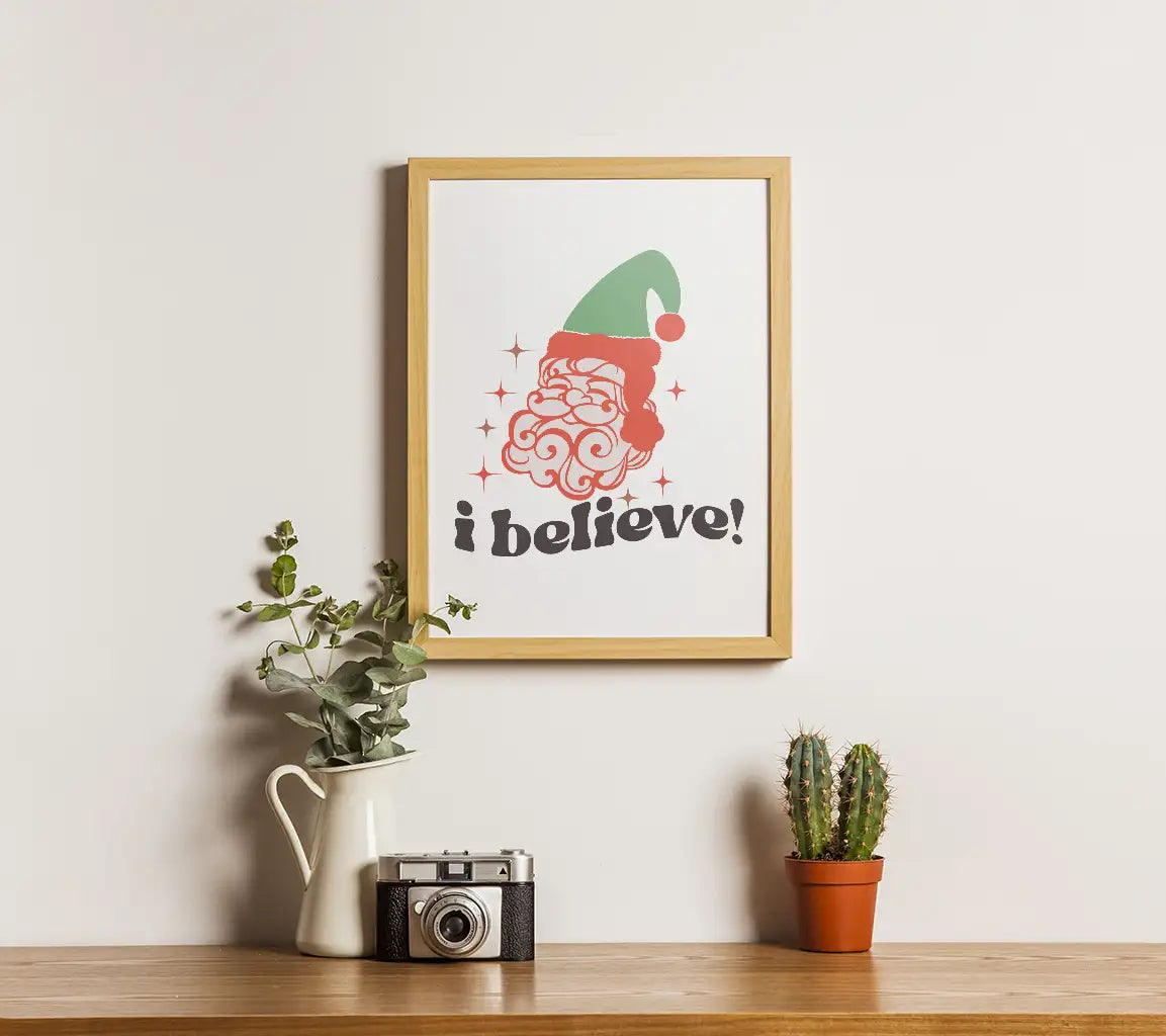 I Believe Santa Hat SVG SVG