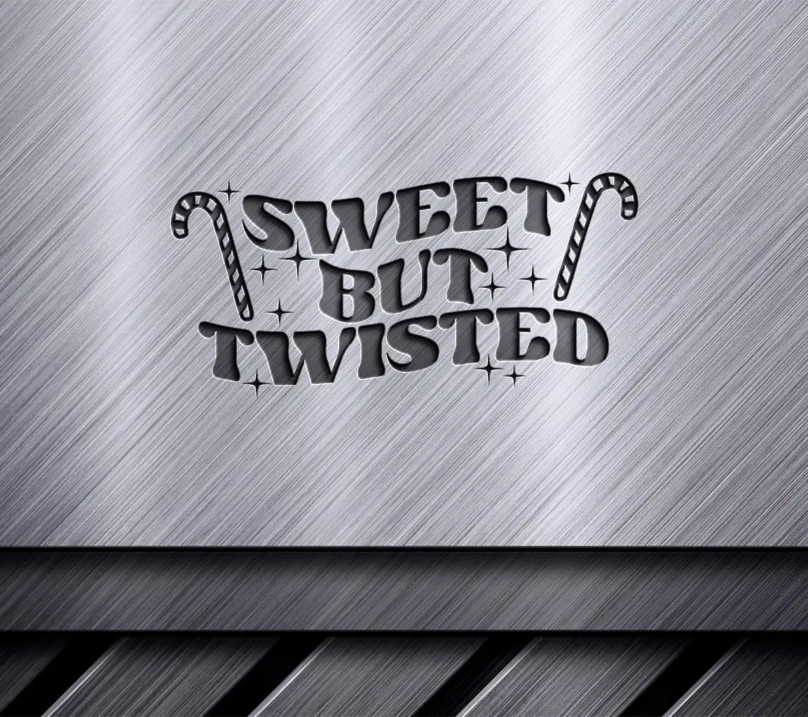 Sweet But Twisted Candy Cane SVG SVG