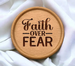 Faith Over Fear SVG Design SVG