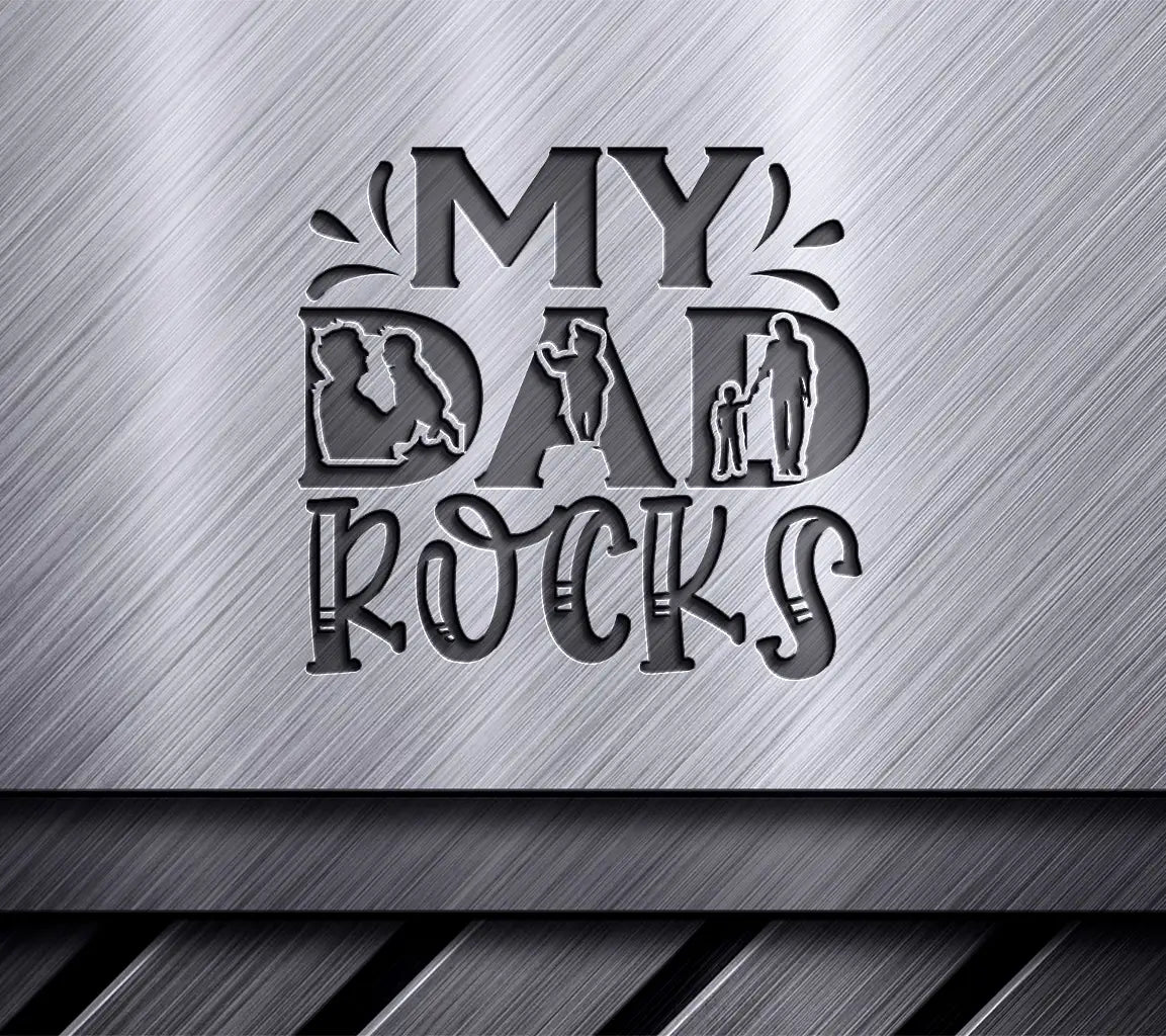  Dad Rocks SVG SVG