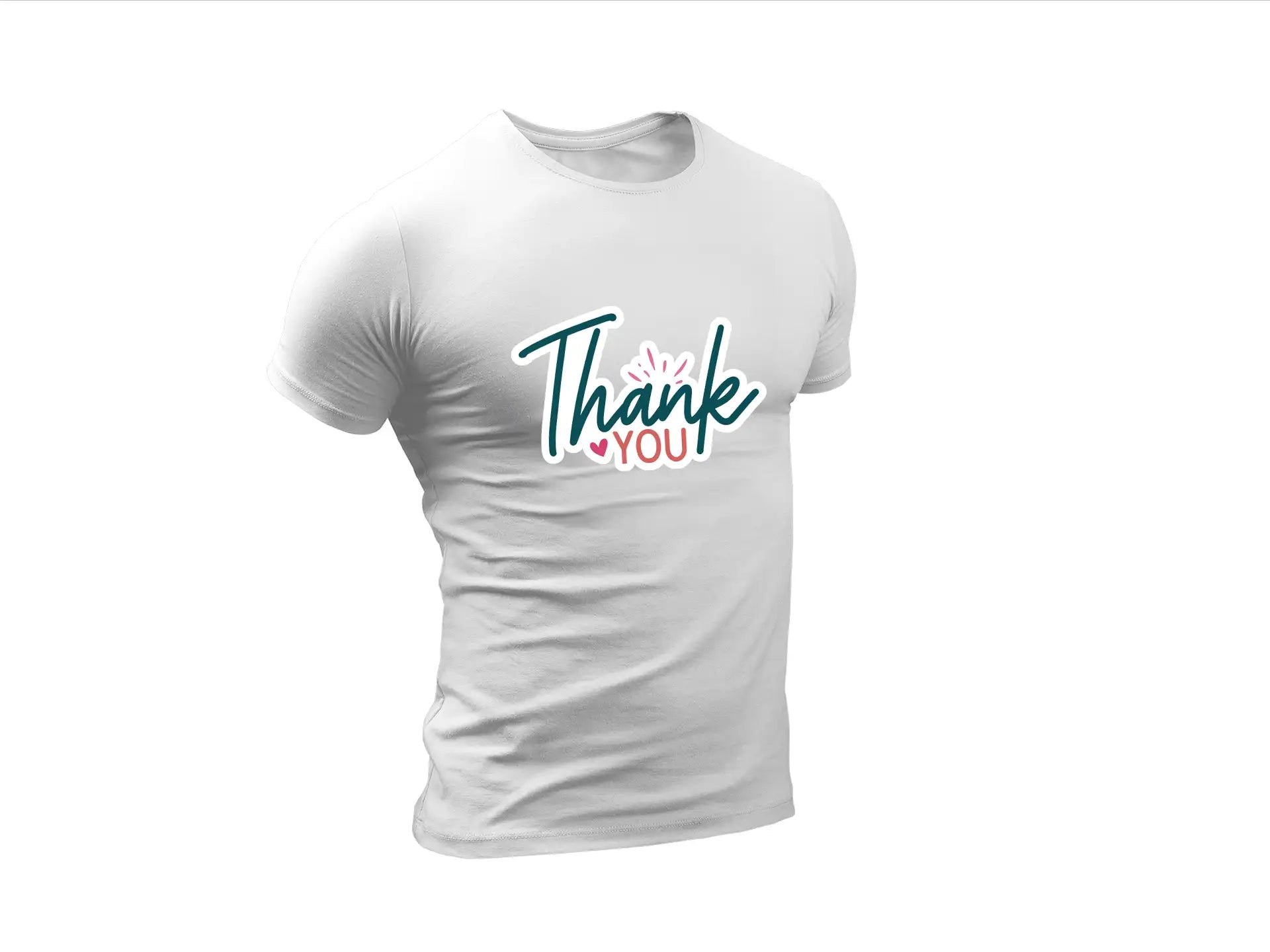 Heart Thank You SVG Sticker SVG