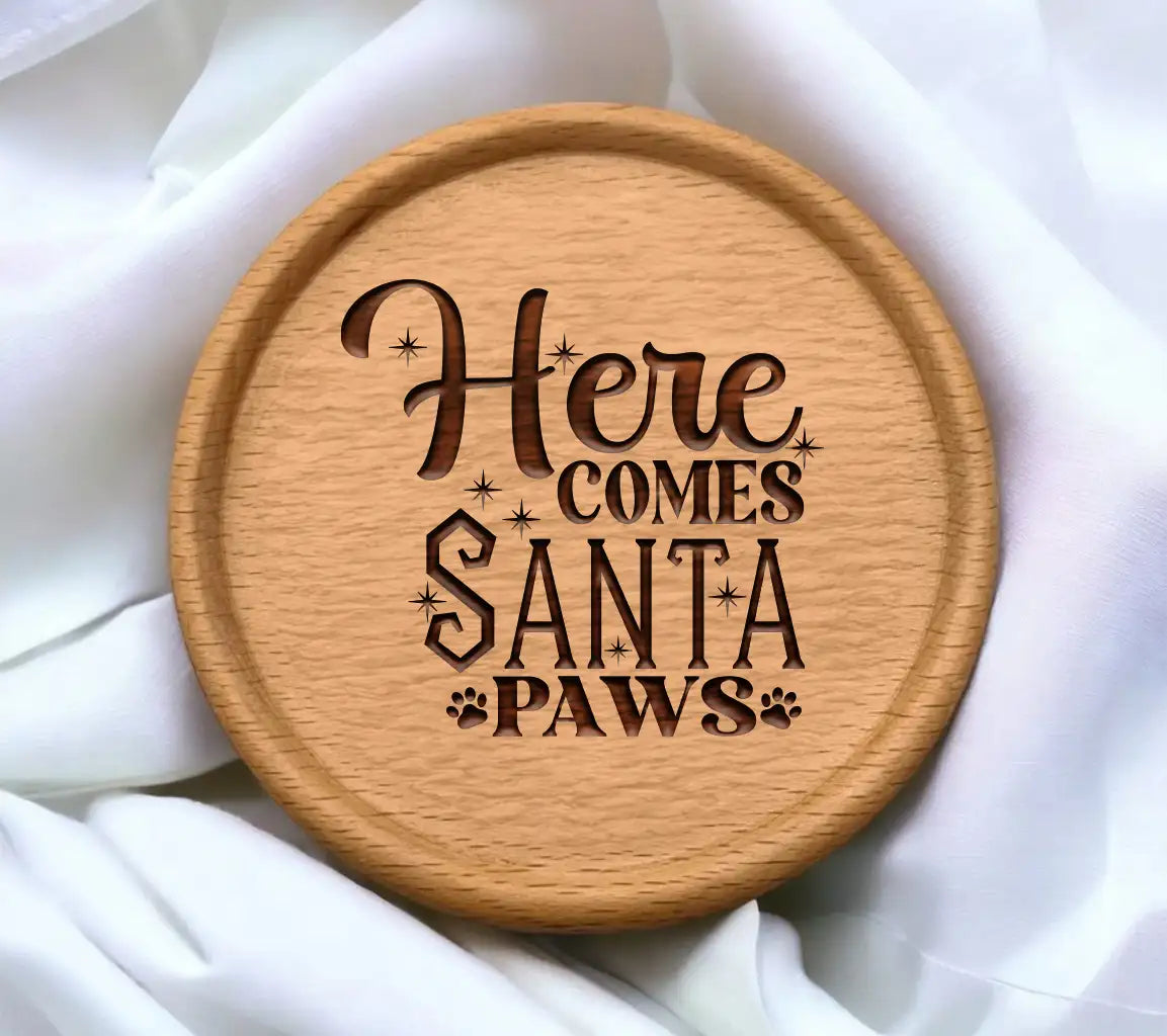 Here Comes Santa Paws SVG SVG