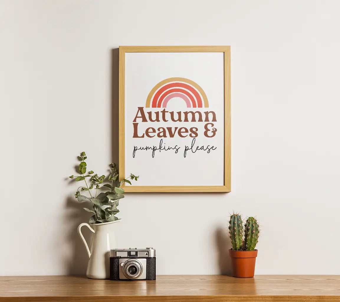 Autumn Leaves & Pumpkins SVG SVG