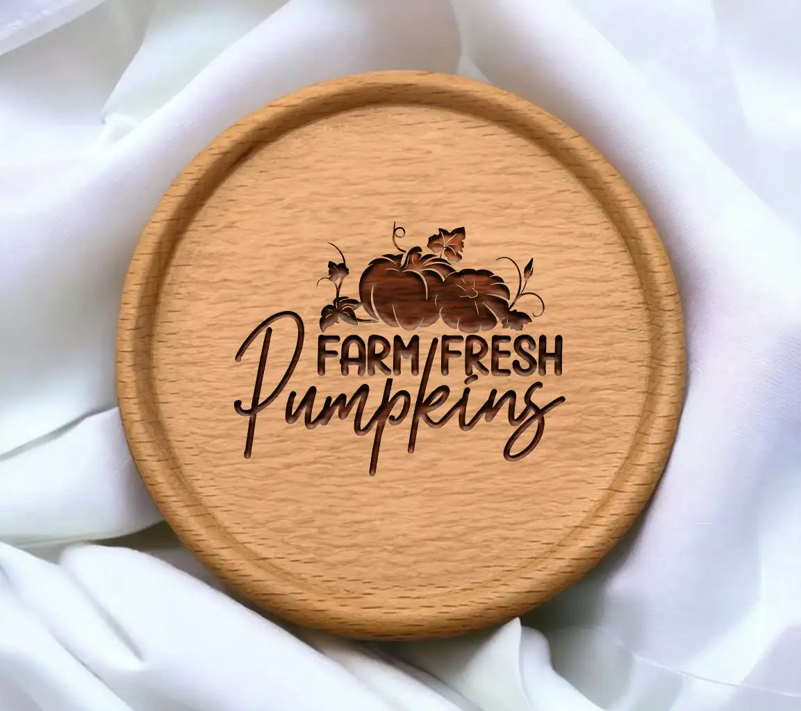 Farm Fresh Pumpkins SVG Design SVG