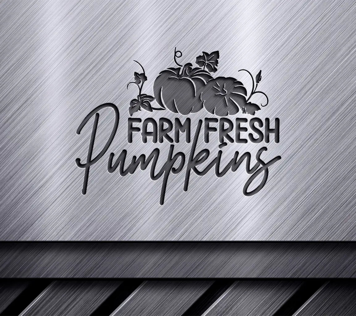 Farm Fresh Pumpkins SVG Design SVG