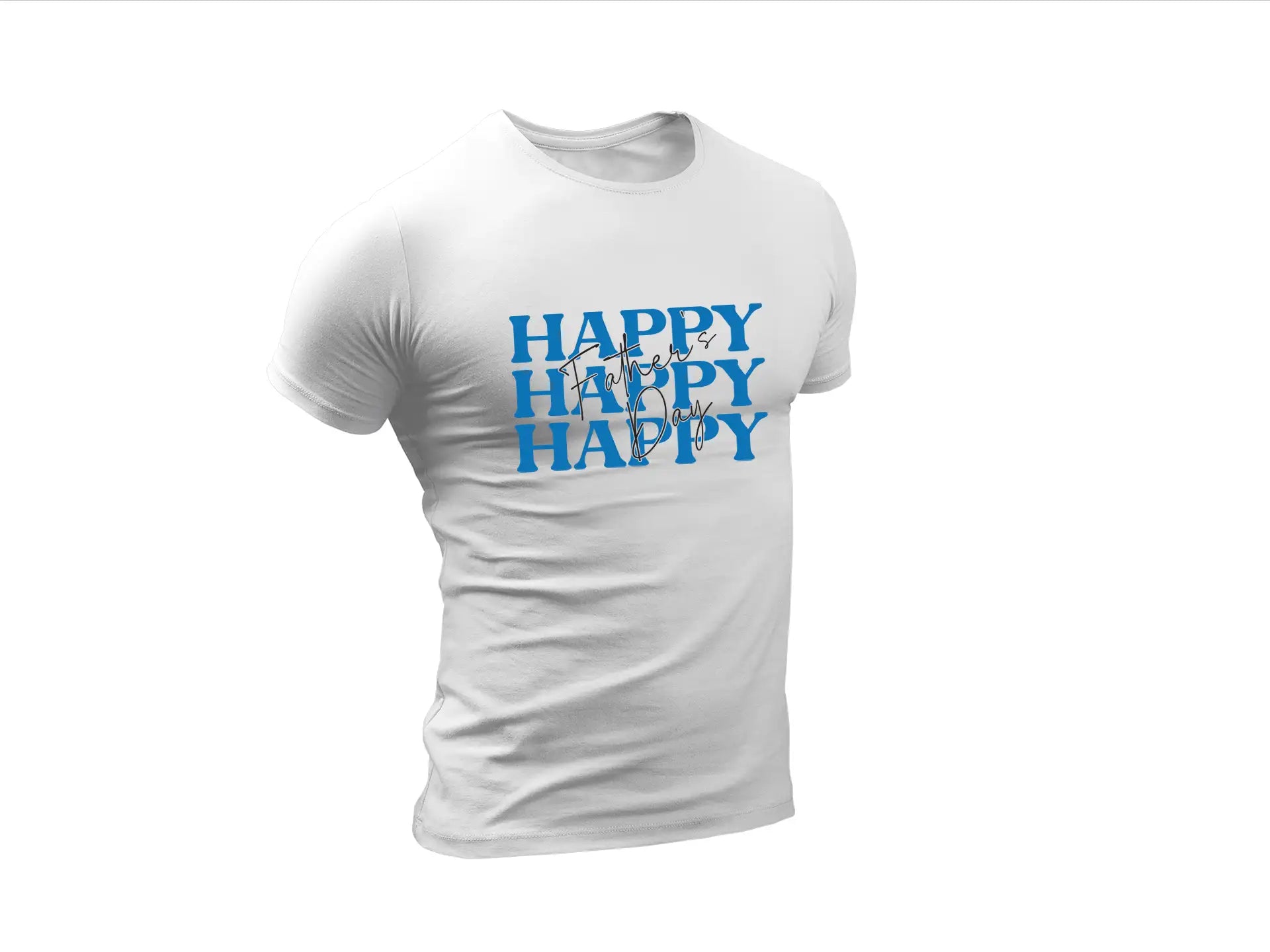 Happy Fathers Day Blue Sign SVG SVG