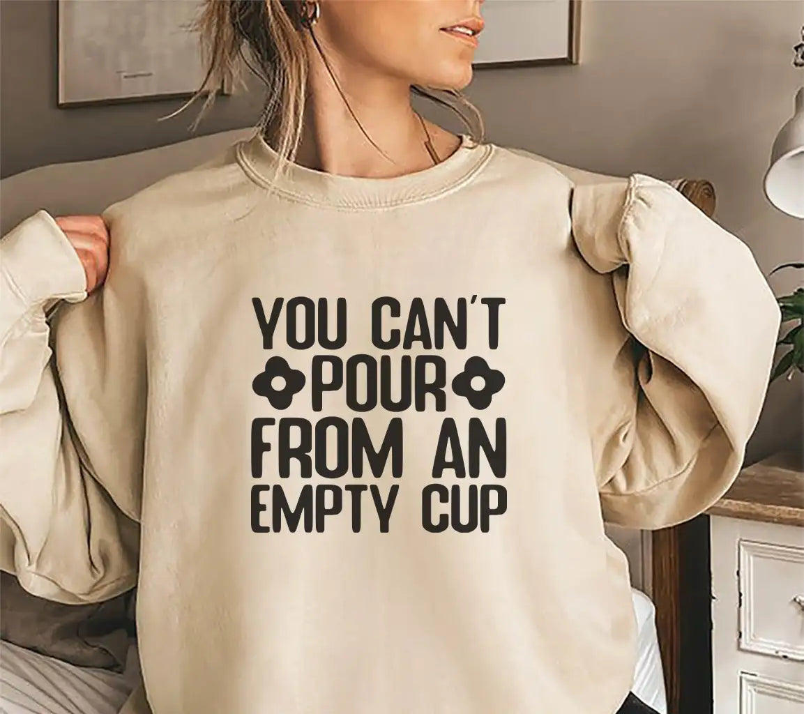 Empty Cup SVG - Mental Health SVG