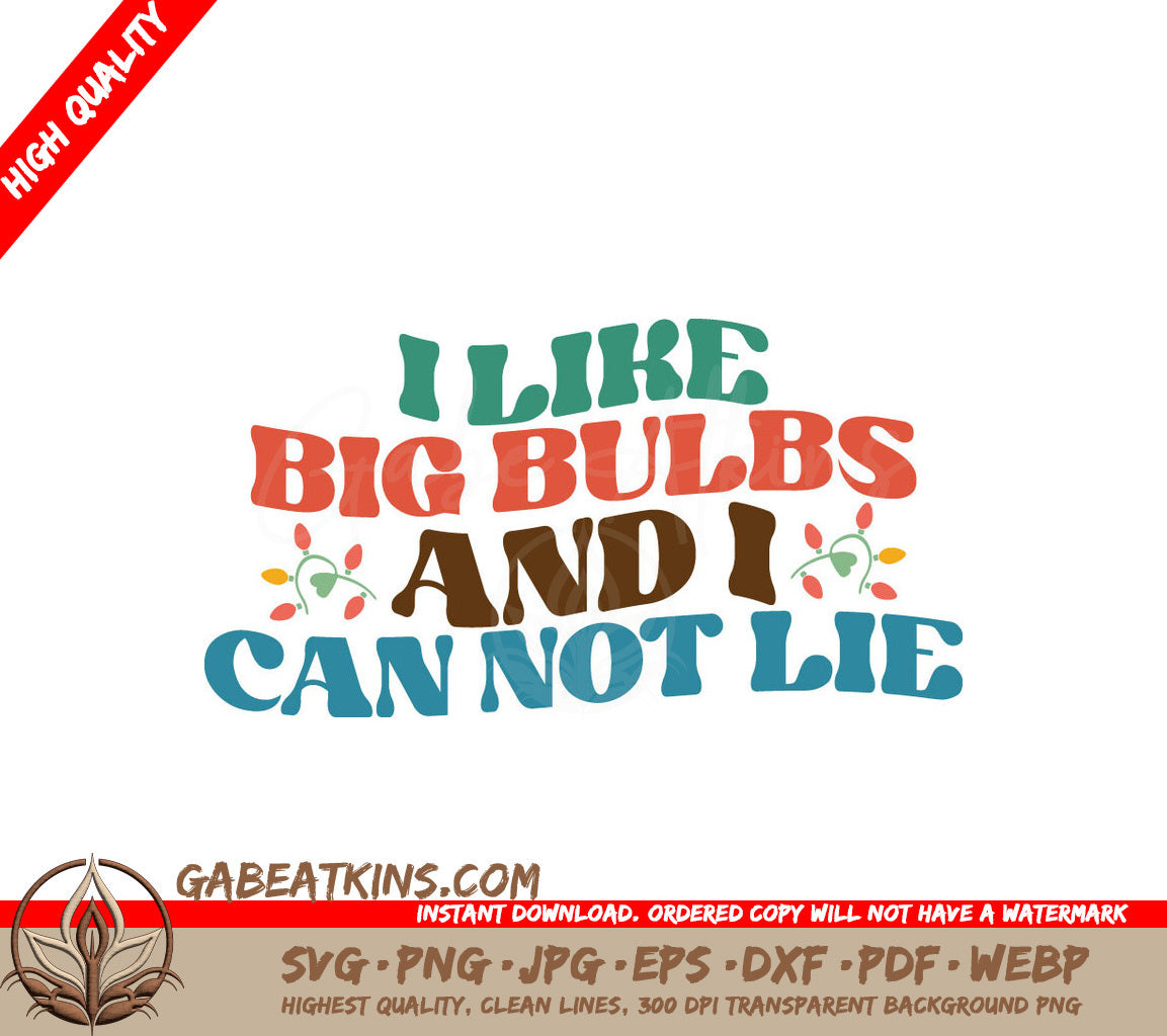 Funny Christmas Bulb SVG SVG