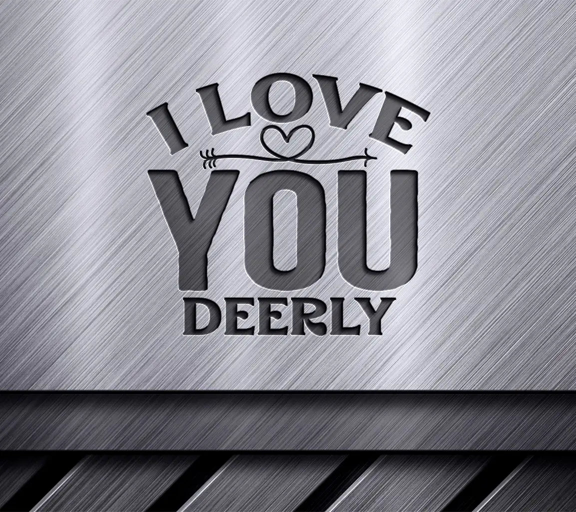  I Love You Deerly SVG SVG