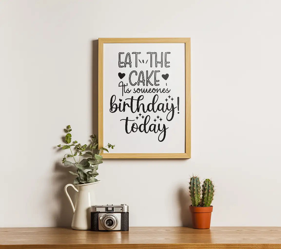 Birthday Cake SVG Design SVG
