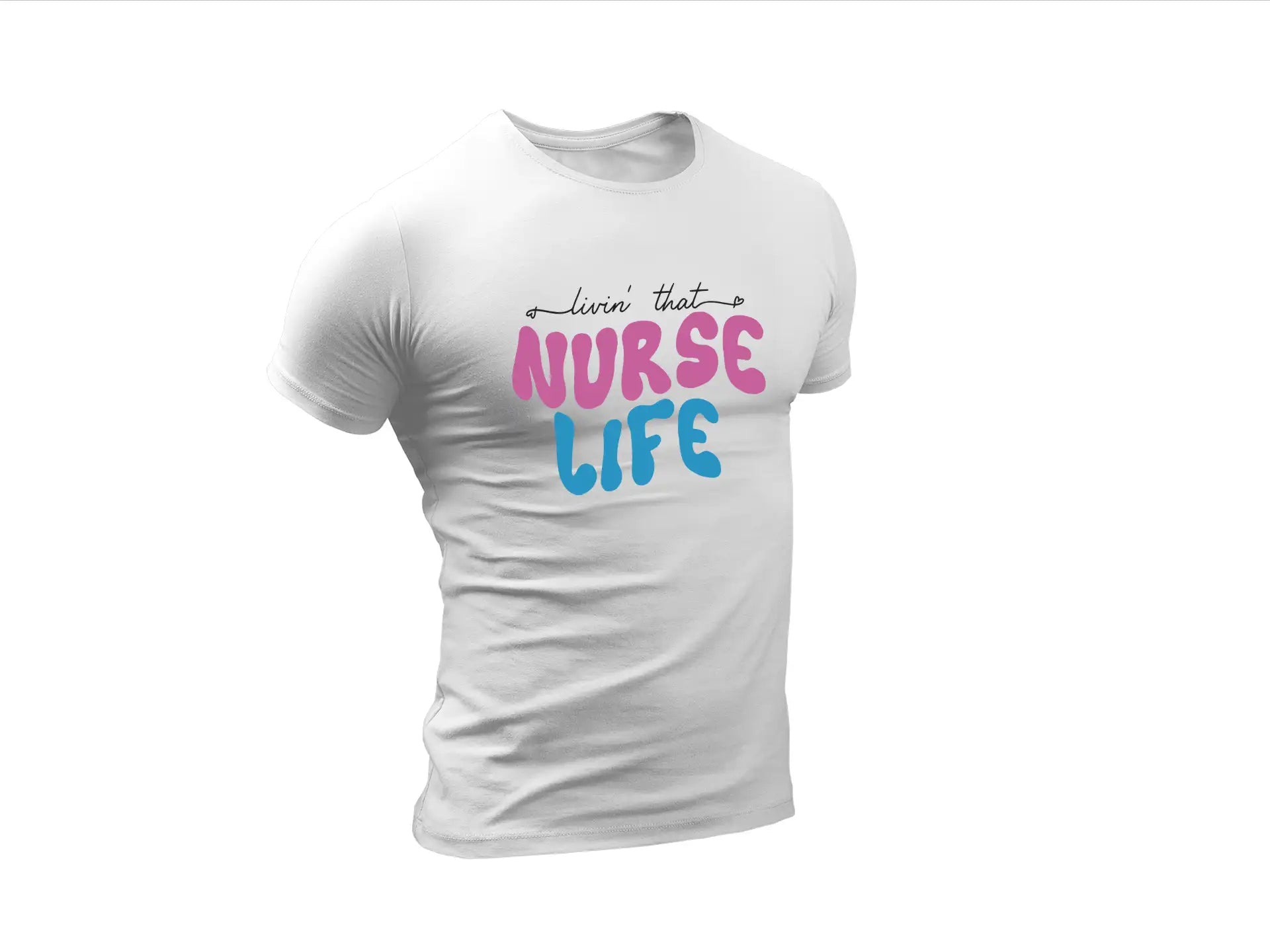 Pink & Blue Nurse Life SVG SVG