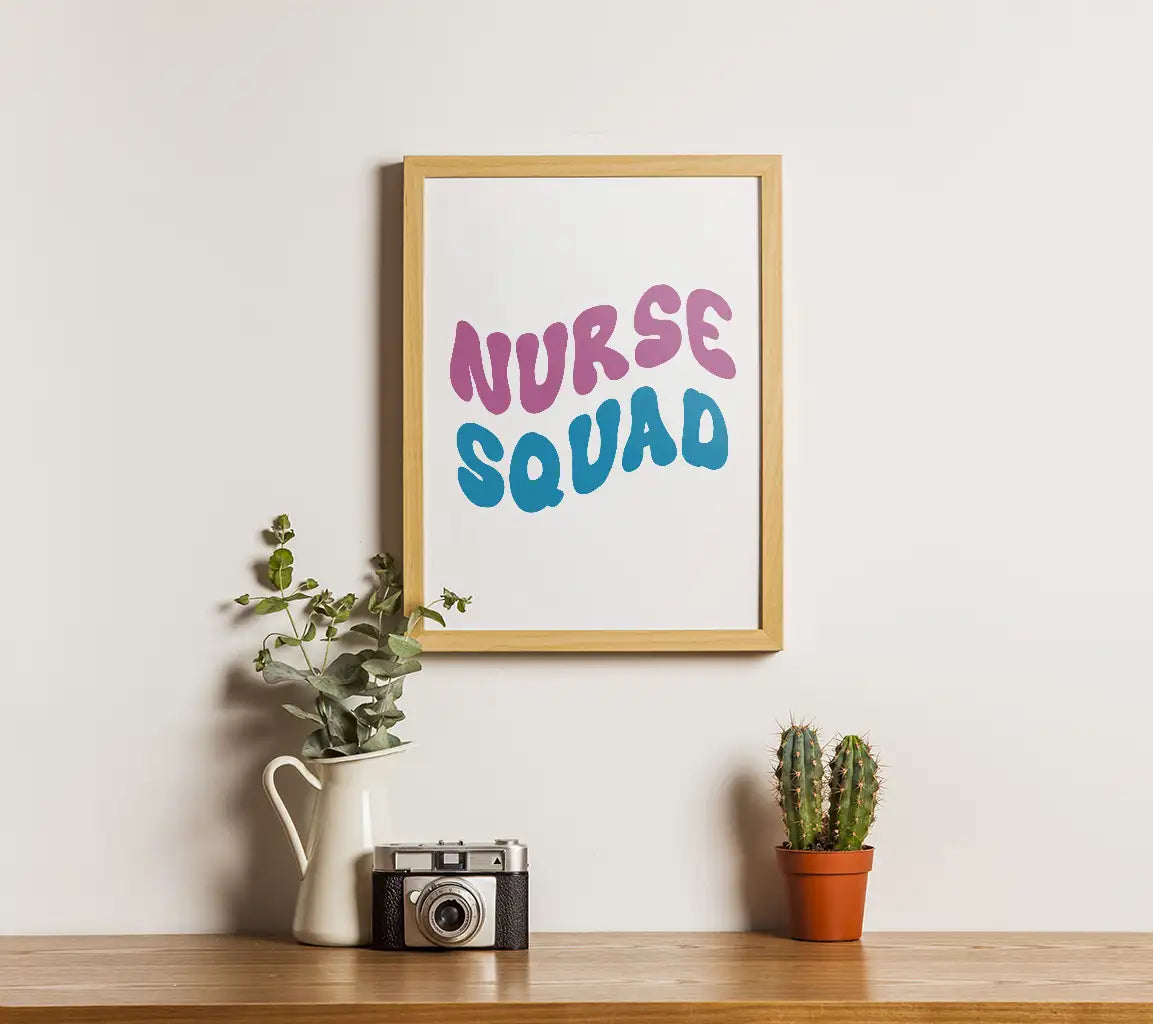 Pink & Blue Nurse Squad SVG SVG