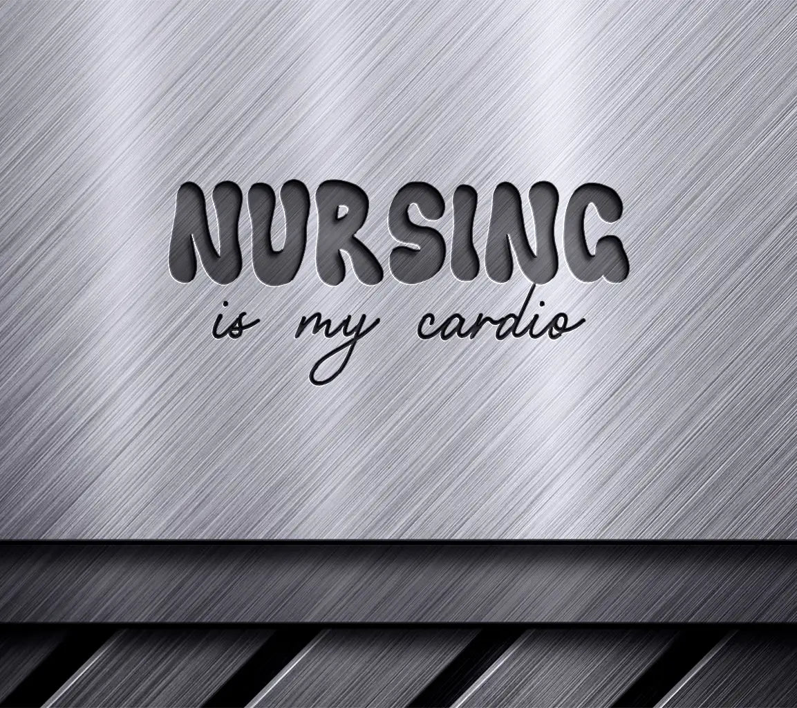 Funny Nurse Cardio SVG SVG