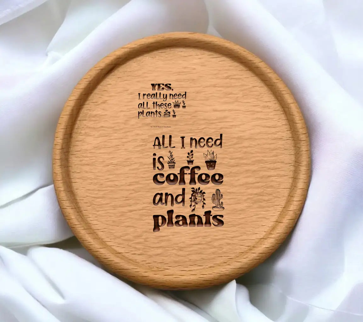 Coffee & Plants SVG Poster SVG