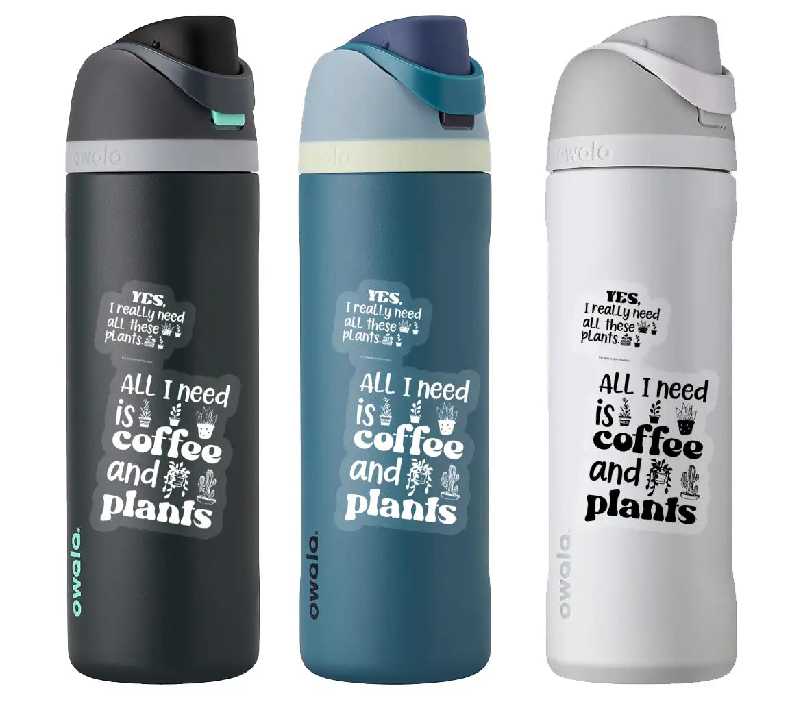 Coffee & Plants SVG Poster SVG
