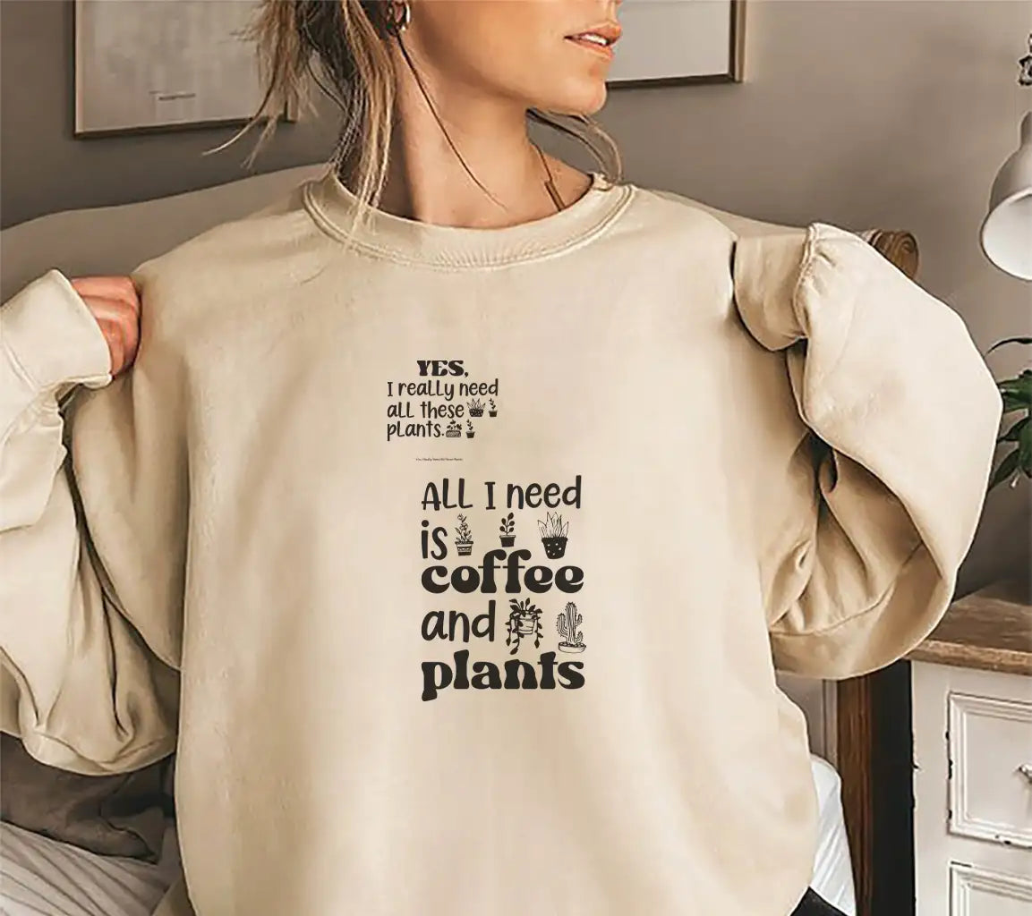 Coffee & Plants SVG Poster SVG