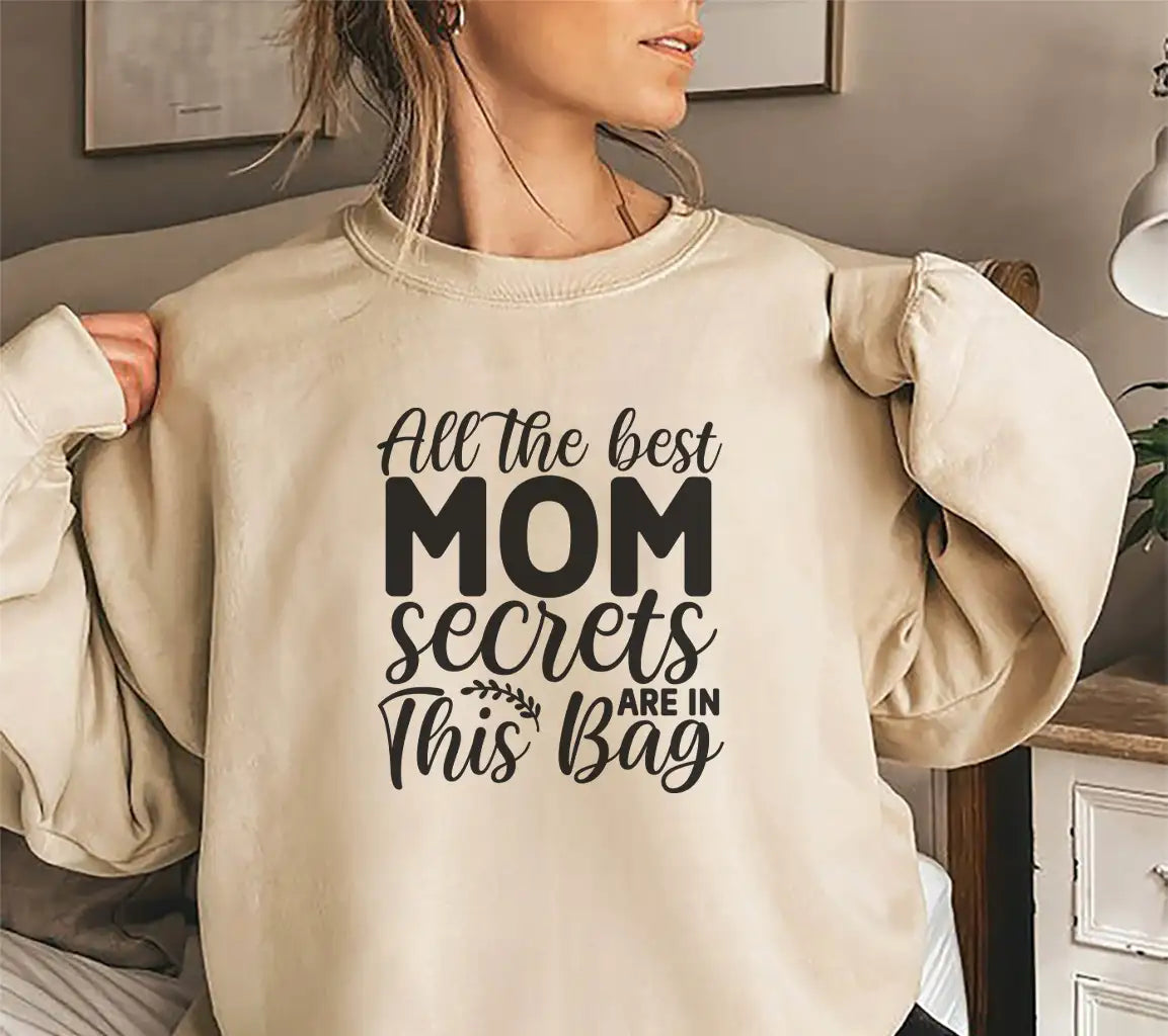Mom Secrets Wine Bag SVG SVG