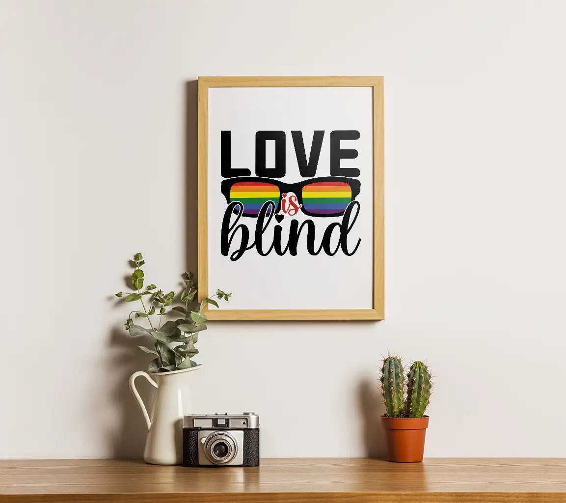 Rainbow Love Is Blind SVG SVG
