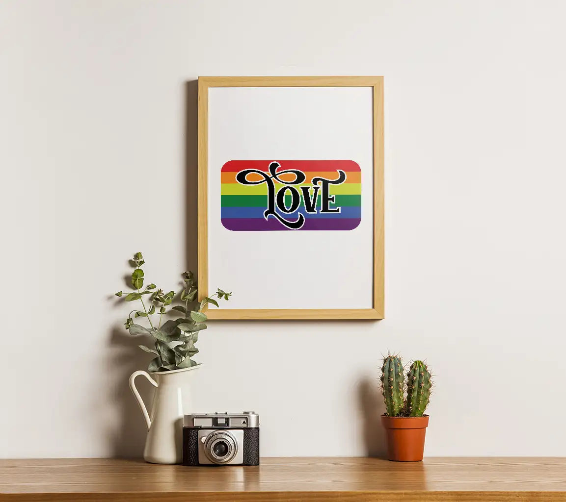 Rainbow Love Gay Pride SVG SVG