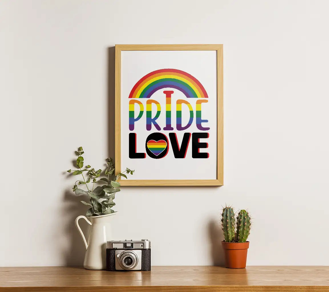 Rainbow Pride Love SVG SVG
