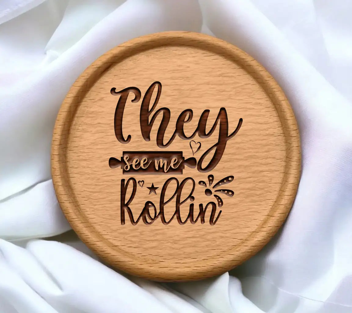 Rolling Pin Hearts SVG SVG