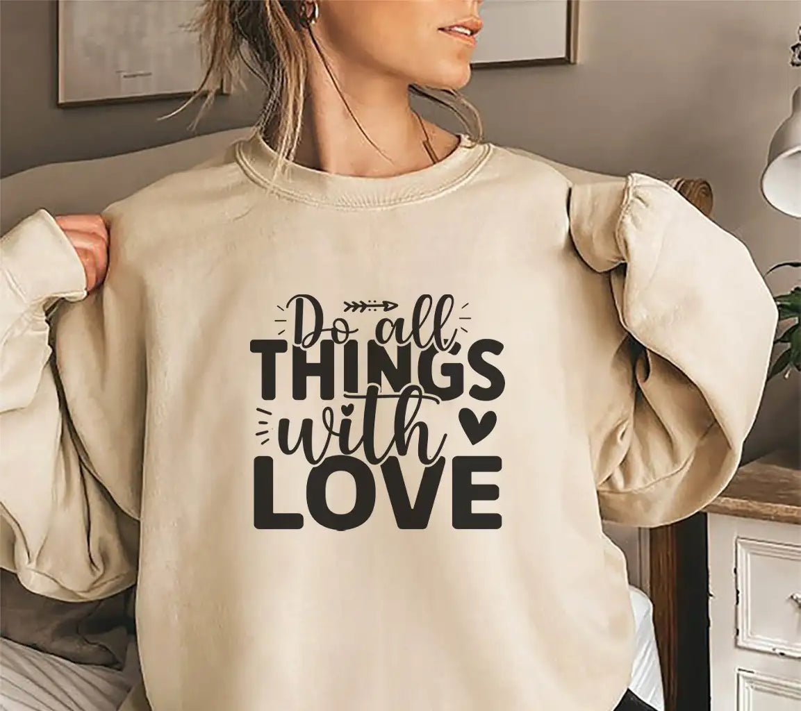 Do All Things With Love SVG SVG