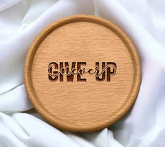 Never Give Up Cursive SVG SVG