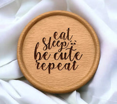 Panda Eat Sleep Be Cute SVG SVG