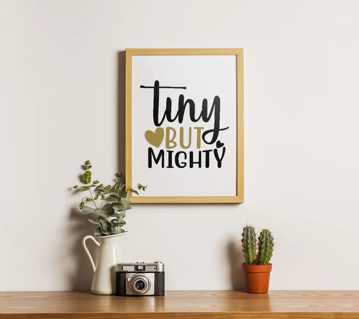 Tiny But Mighty Baby SVG SVG