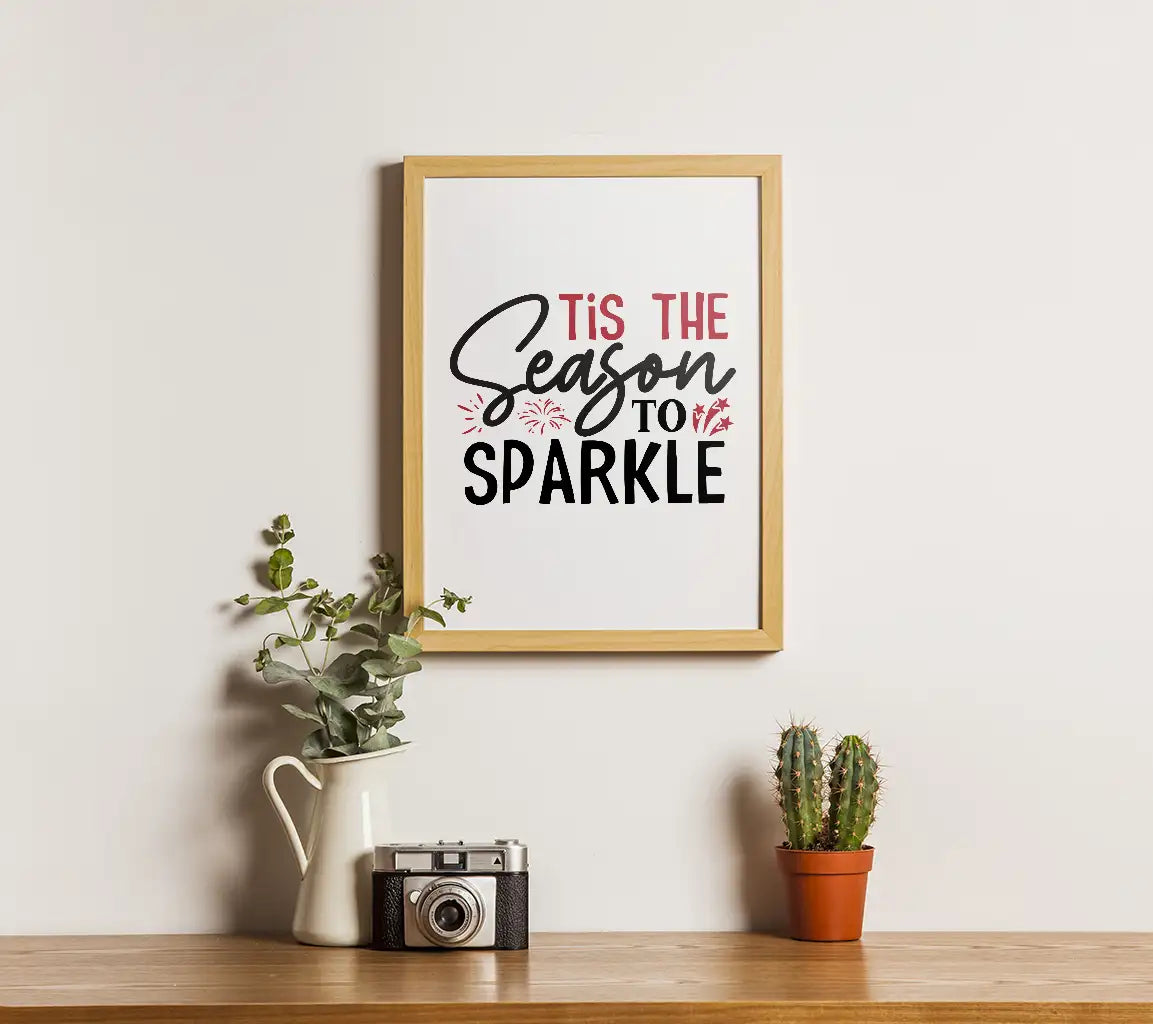 Tis The Season Sparkle SVG SVG