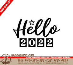 Hello 2022  SVG SVG
