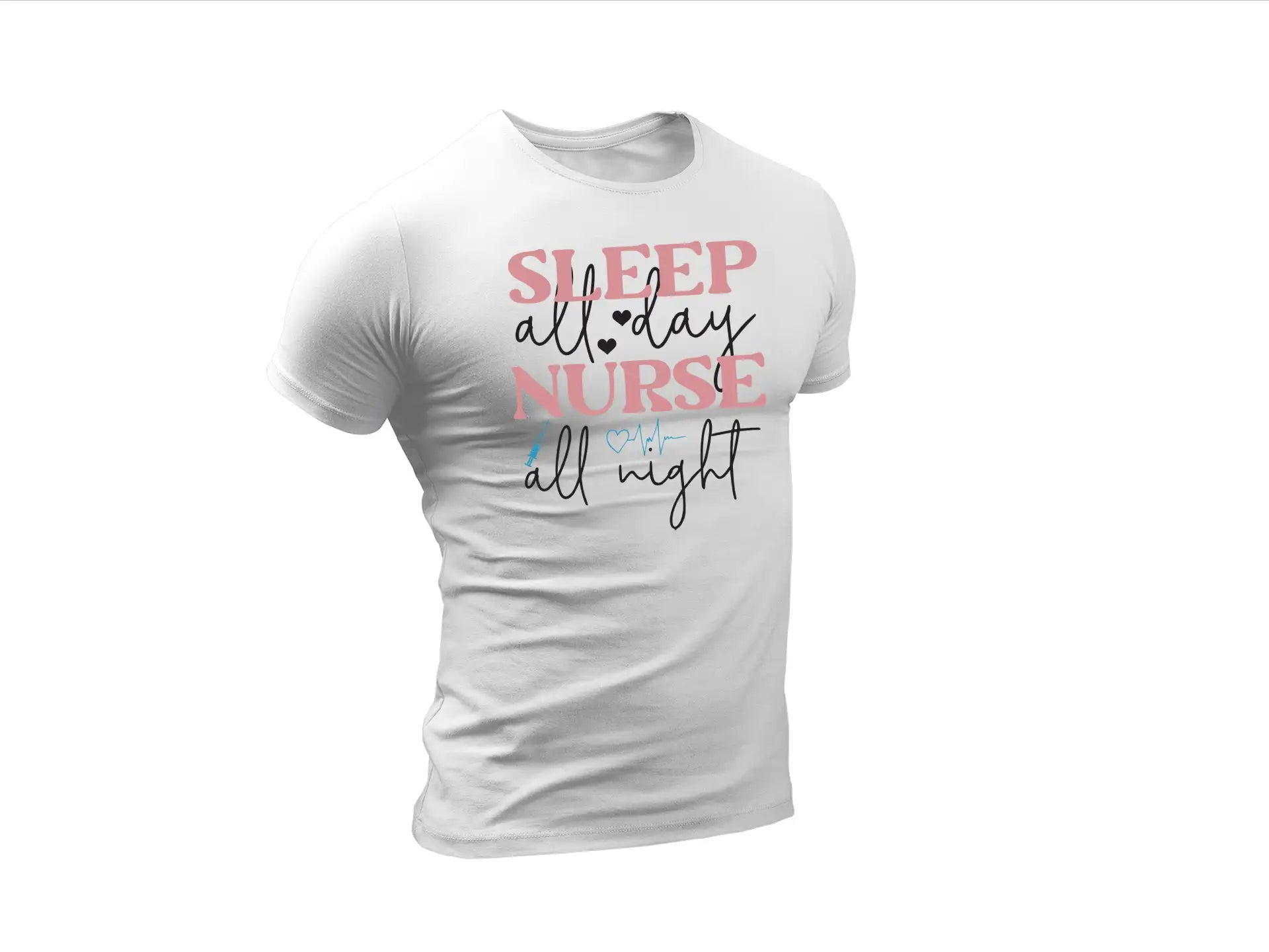 Sleep All Day Nurse SVG SVG
