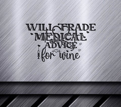 Nurse Wine SVG Design SVG