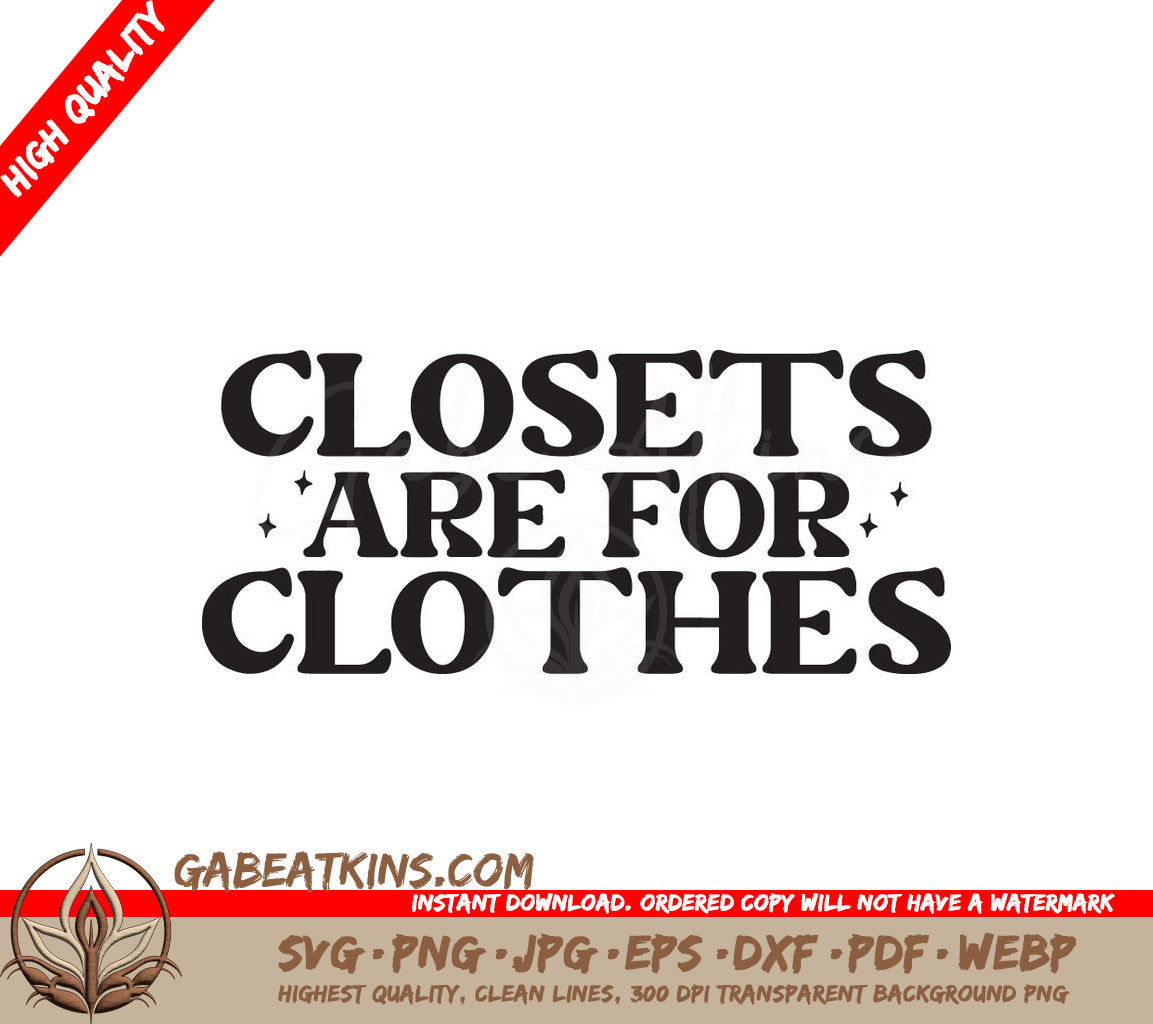  Closet Clothes SVG SVG