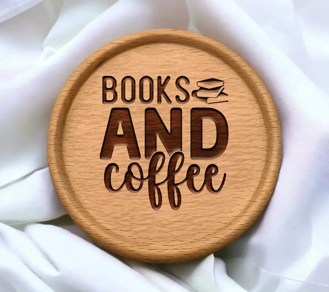  Books & Coffee SVG SVG