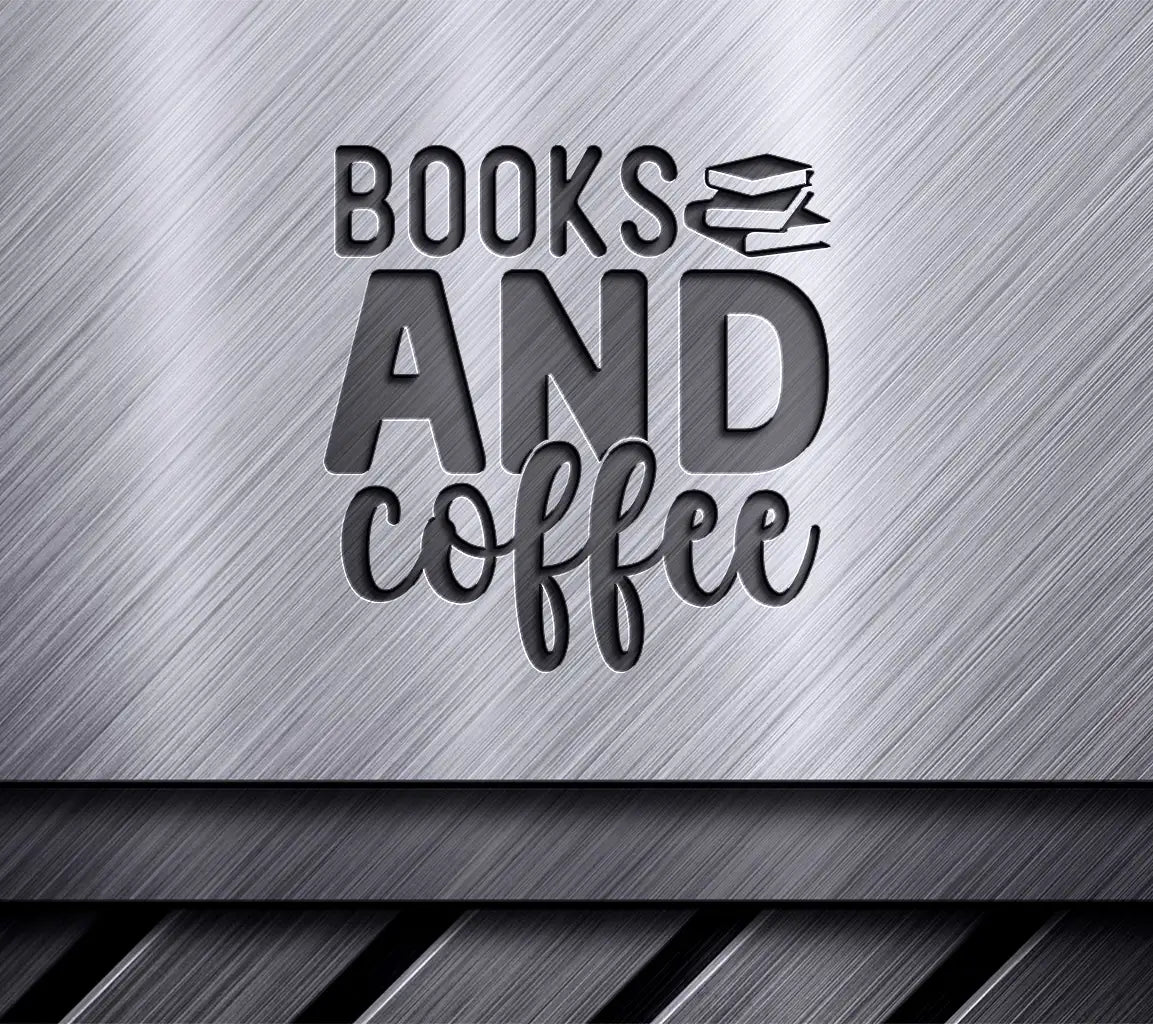  Books & Coffee SVG SVG