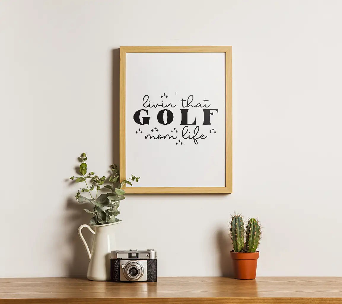 Golf Mom Life SVG Design SVG