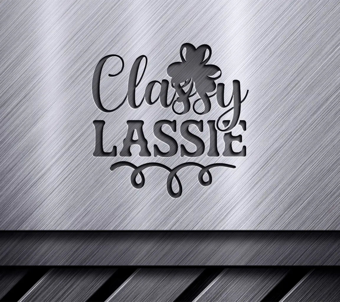 Classy Lassie Shamrock SVG SVG