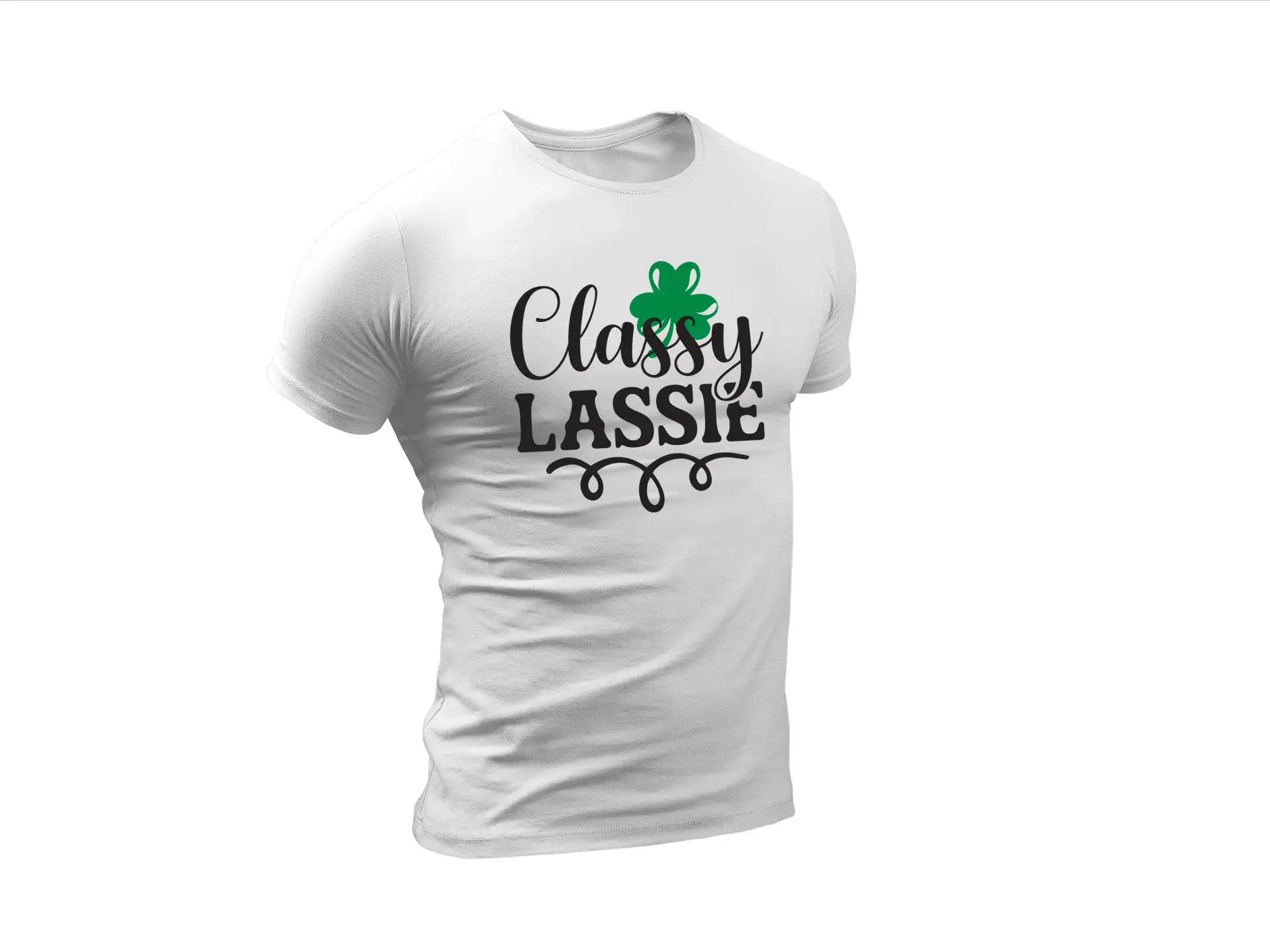 Classy Lassie Shamrock SVG SVG