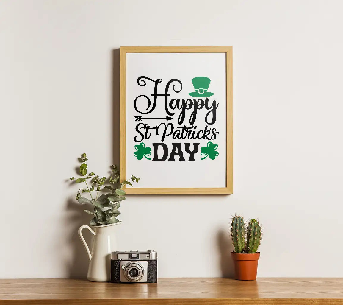 Happy St. Patricks Day SVG Poster SVG