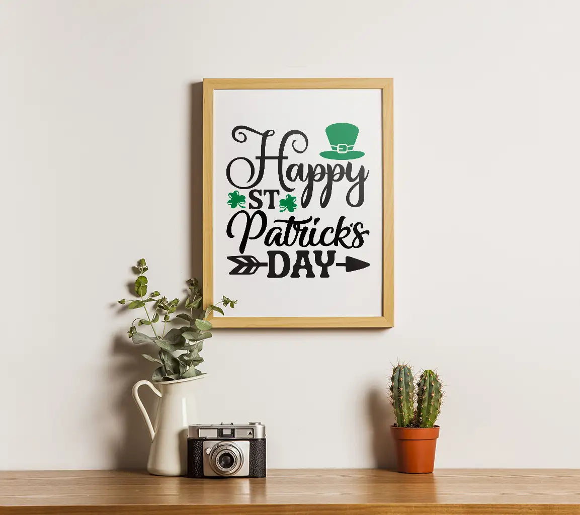 Happy St. Patricks Day SVG Poster SVG