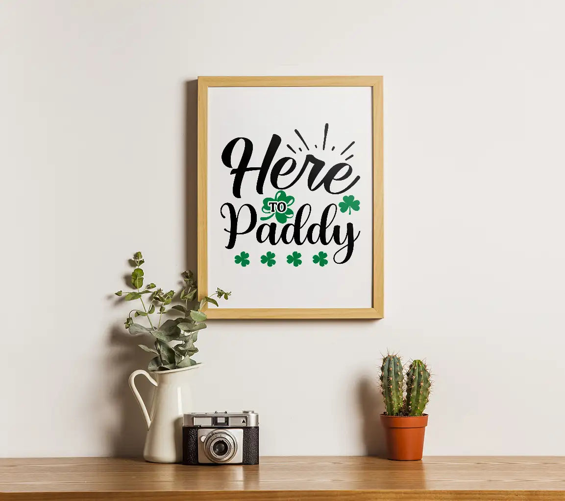 St. Patricks Day Here to Paddy SVG SVG
