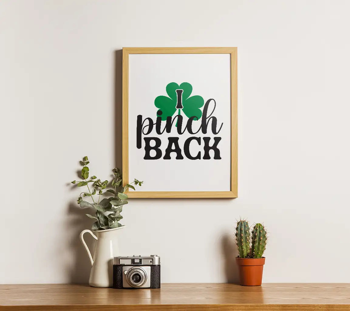 St. Patricks Day Pinch Back SVG SVG