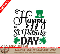 Happy St. Patricks Day SVG SVG