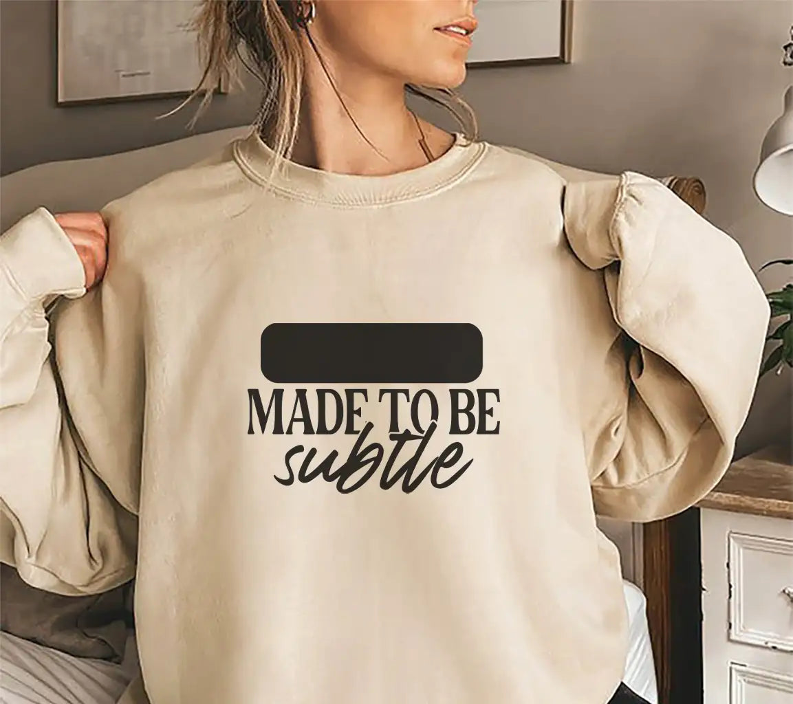 Strong Woman Not Subtle SVG SVG