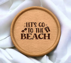 Beach Lets Go SVG Sign SVG