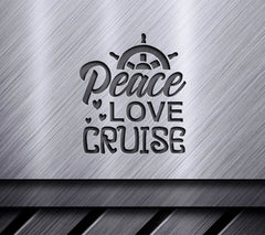 Peace Love Cruise SVG Design SVG