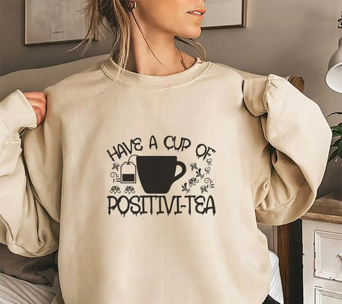 Positive Tea SVG Design SVG