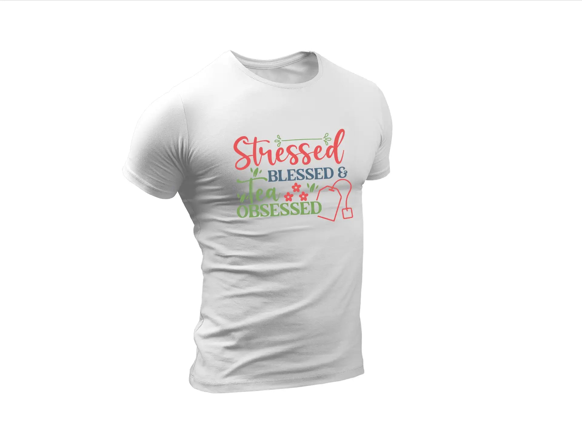 Stressed Blessed Tea Obsessed SVG SVG