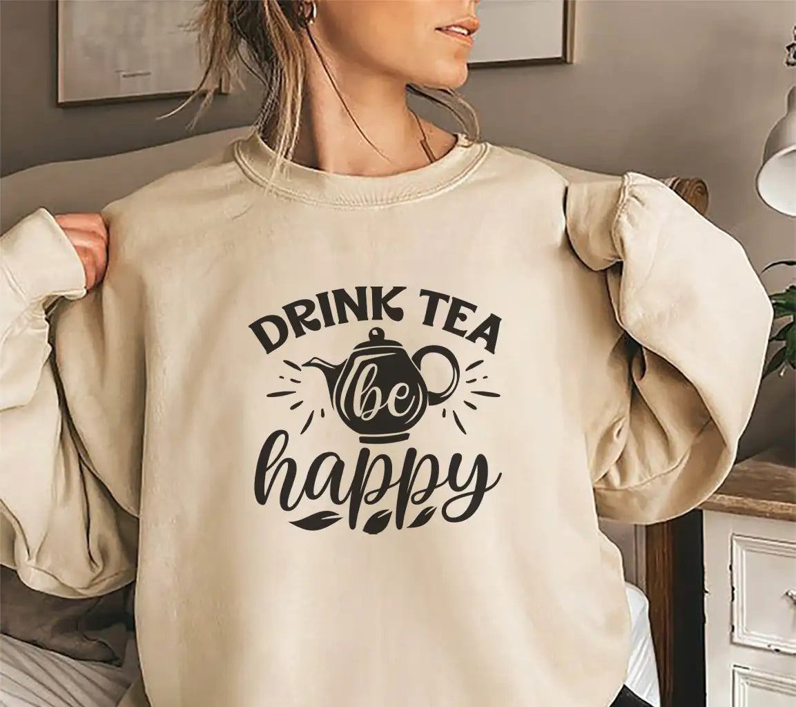 Drink Tea Be Happy SVG SVG
